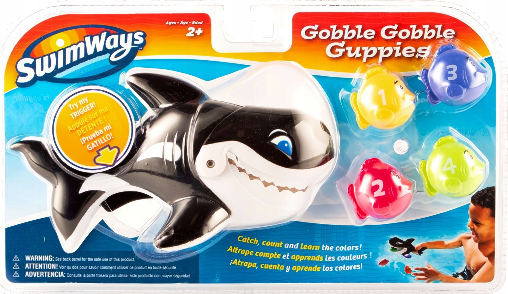 SWIMMING POOL WATER TOYS DIVING LEARNING SET ORCA + TORPEDO Character/Title none