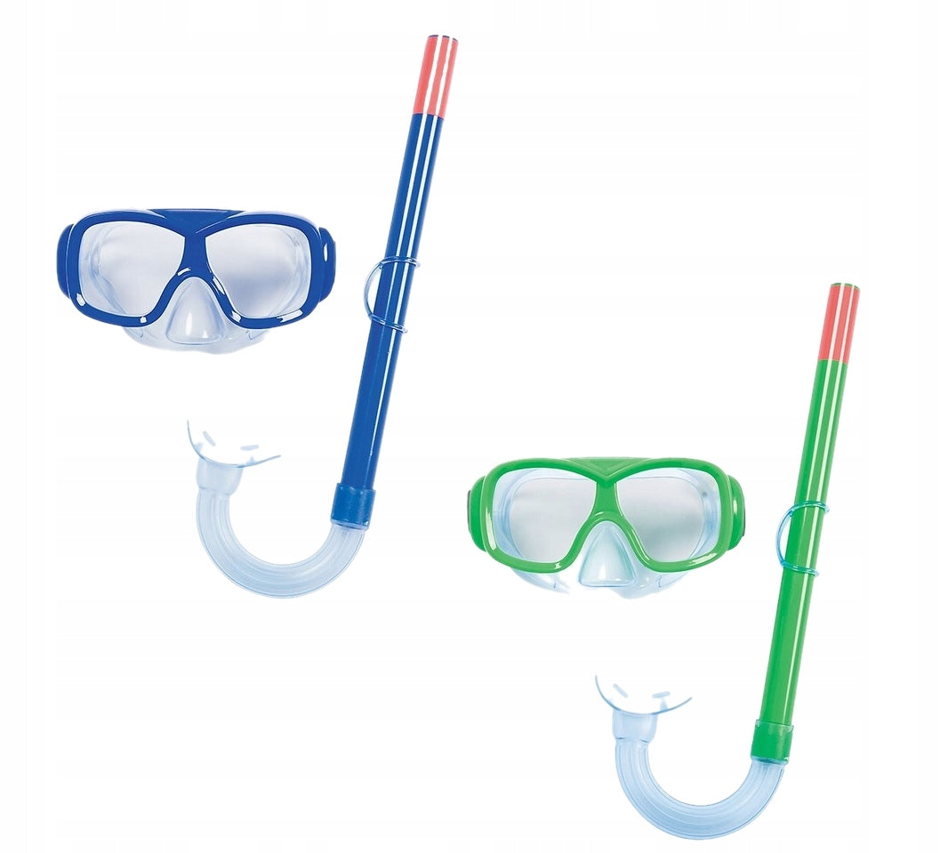 SWIMMING SET DIVING MASK + TUBE BESTWAY 24035 Color multicolor