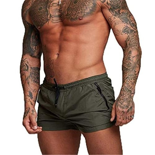 SWIMMING TRUNKS MEN'S BEACH SHORTS TRAINING FOR RUNNING POCKETS Brand no brand