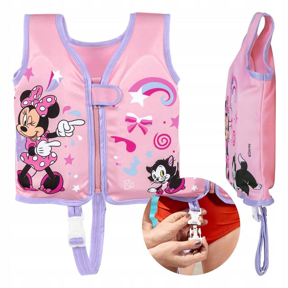 SWIMMING VEST MOUSE VEST MINNIE FOR THE YOUNGEST BEAST Color pink
