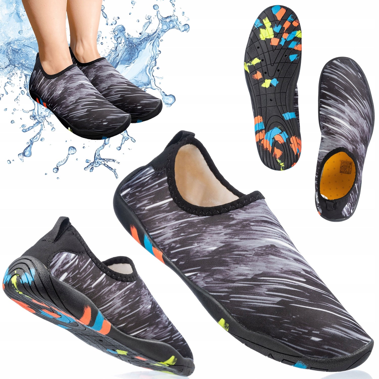SWIMMING WATER SHOES FOR SEA URCHINS BEACH SLIP STONES MEN'S R.47 OUTTEC
