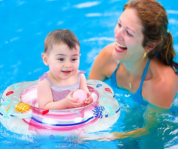 SWIMMING WHEEL FOR CHILDREN BABIES 52CM BLUE Brand Perfectlife