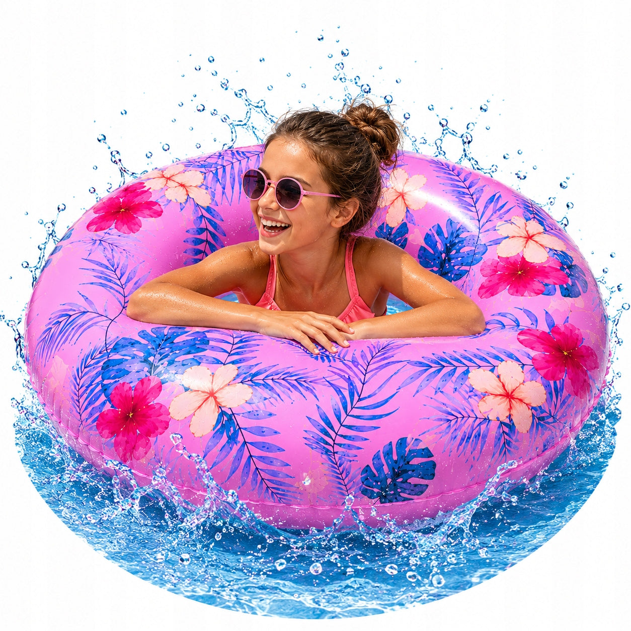 SWIMMING WHEEL INFLATABLE FOR WATER LARGE MATTRESS FOR BEACHES SWIMMING POOL 113 CM XXL Packaging status original