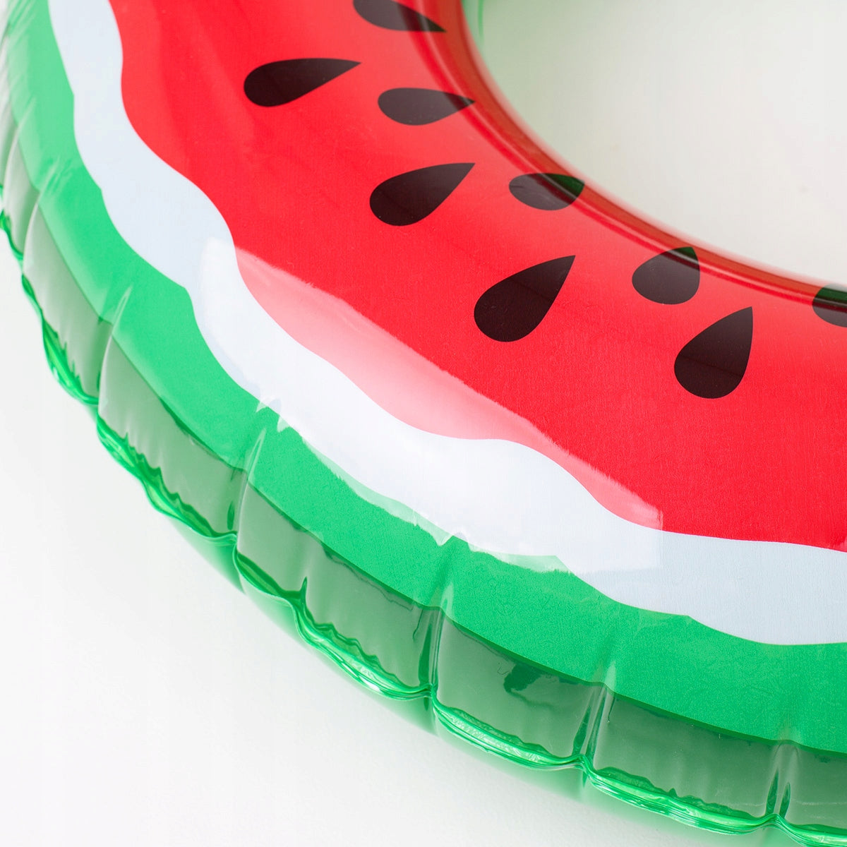 SWIMMING WHEEL INFLATABLE LARGE WATER BEACH MATTRESS CIRCLE WATERMELON FOR CHILDREN Product width 90 cm