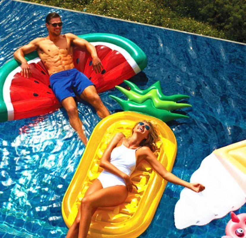 SWIMMING WHEEL LARGE MATTRESS INFLATABLE WATERMELON FOR ADULT CHILDREN Model ARBUZ