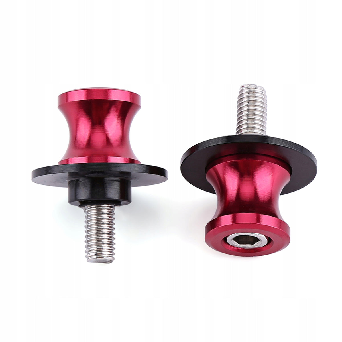 SWING ARM ROLLERS RED 8MM MOTORCYCLE SLIDERS FOR MOTORCYCLE LIFTING Manufacturer code 7B-8A-111