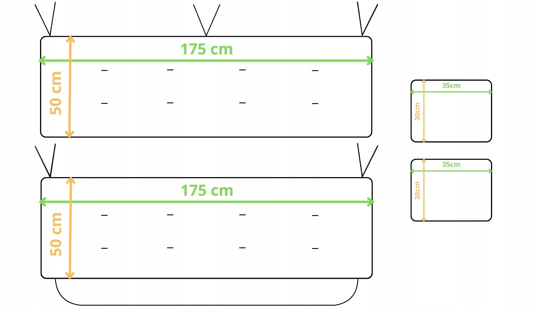 SWING CUSHION GARDEN BENCH 175CM WITH VISOR ROOF 220 X 130 CM Manufacturer code 175 N SZARY plus DACH 220 X 130 CM