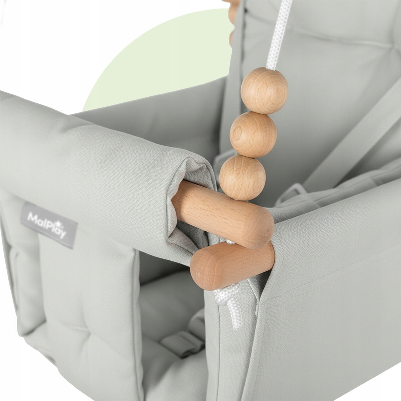 SWING FOR CHILDREN BUCKET COTTON WITH PILLOWS AND BELTS 12-36M 60 KG Max. weight load 60 kg