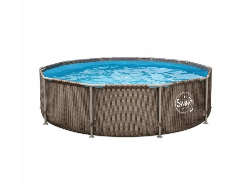 SWING Frame Rattan – frame pool 3.05×0.76 m round,4.5 m³ Manufacturer code 3BNA1228
