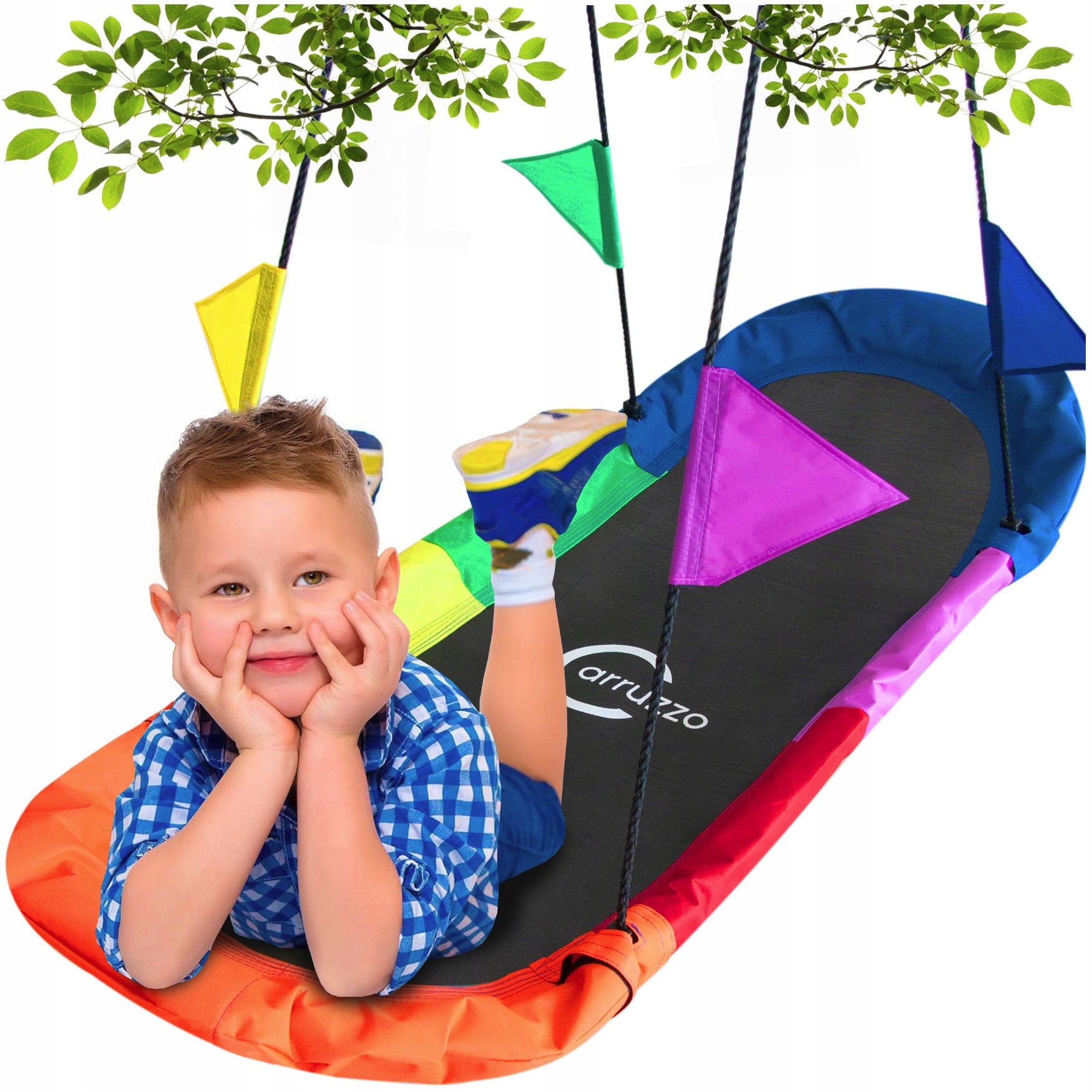 SWING Garden BOAT STORK NEST RECTANGULAR HAMMOCK XXXL 167 cm