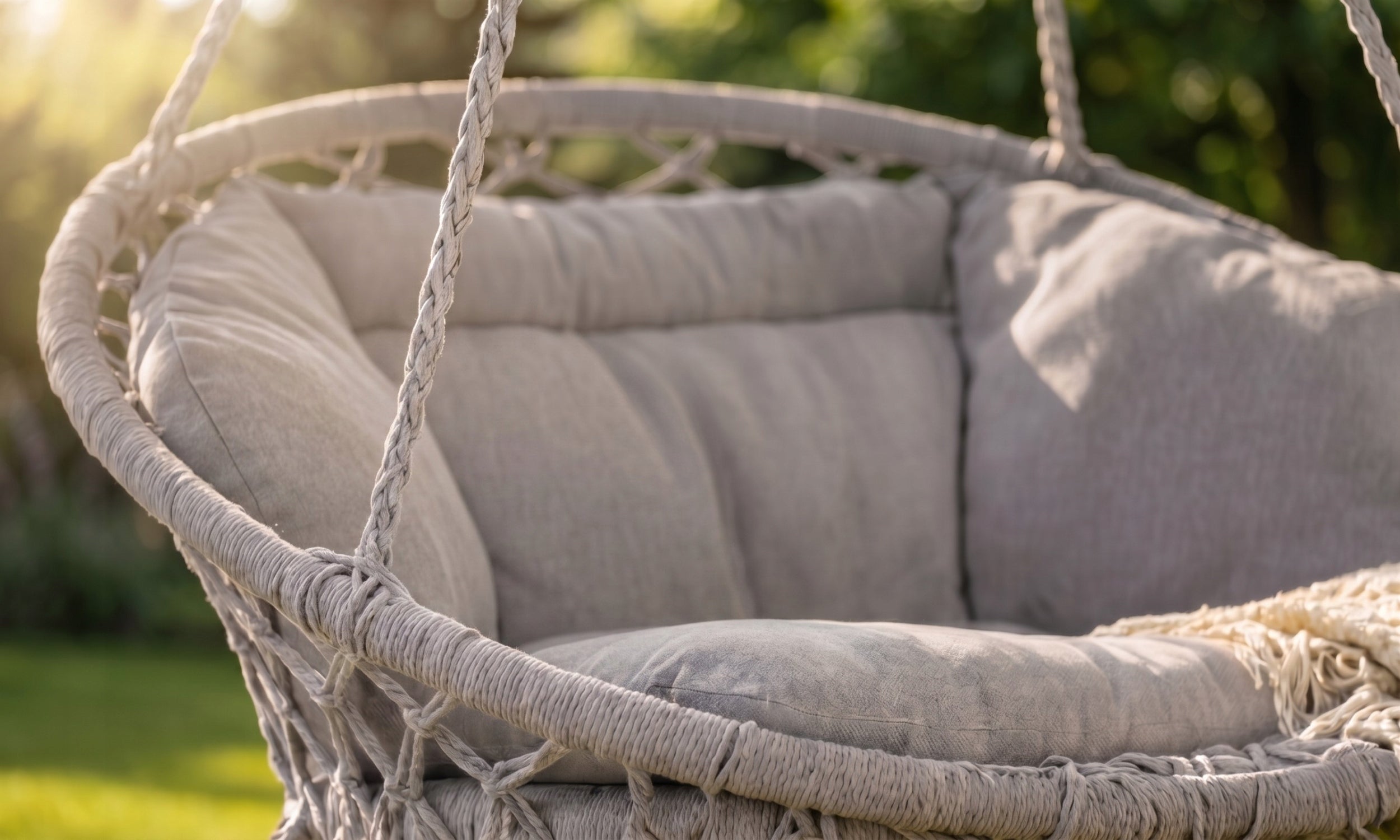 SWING STORK NEST CHAIR HANGING CHAIR BRAZILIAN HAMMOCK CUSHION Packaging status original