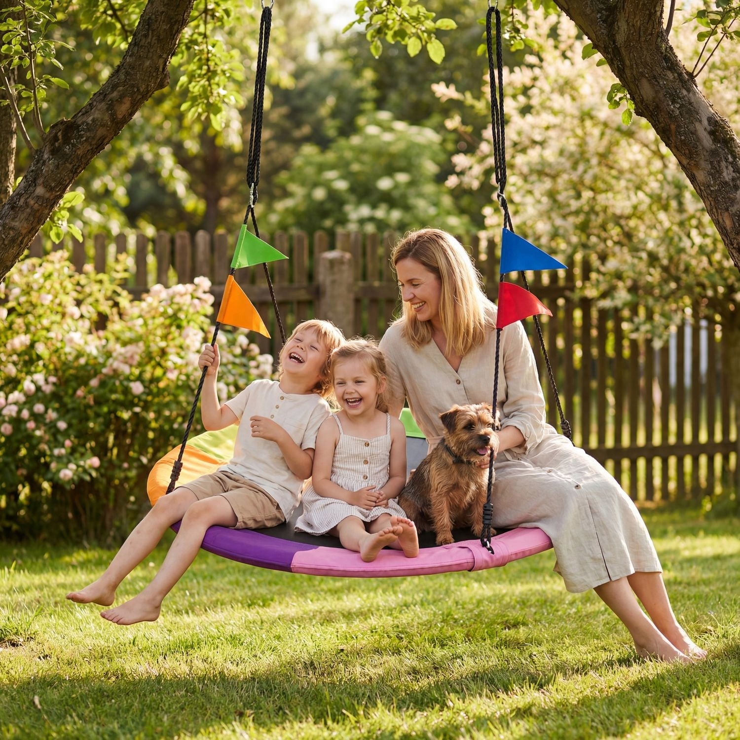 SWING STORK NEST XXL FOR CHILDREN AND ADULTS UP TO 150 KG LUVERNO Packaging status original