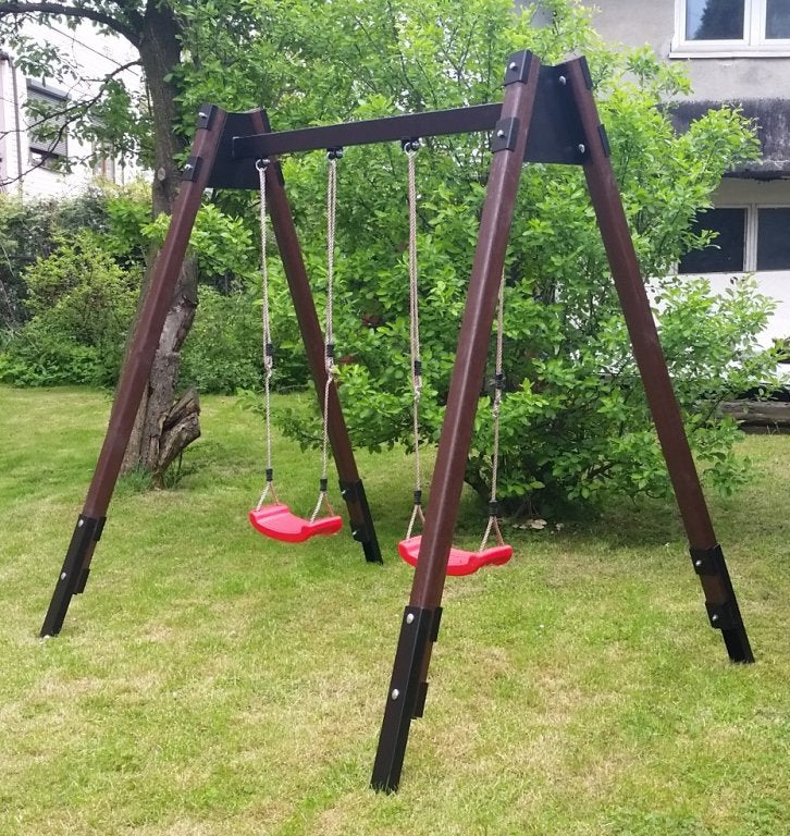 SWING SWINGS two-person SOLID PLAYGROUND Manufacturer no brand