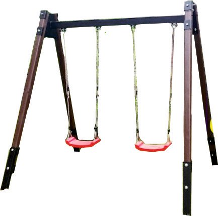 SWING SWINGS two-person SOLID PLAYGROUND