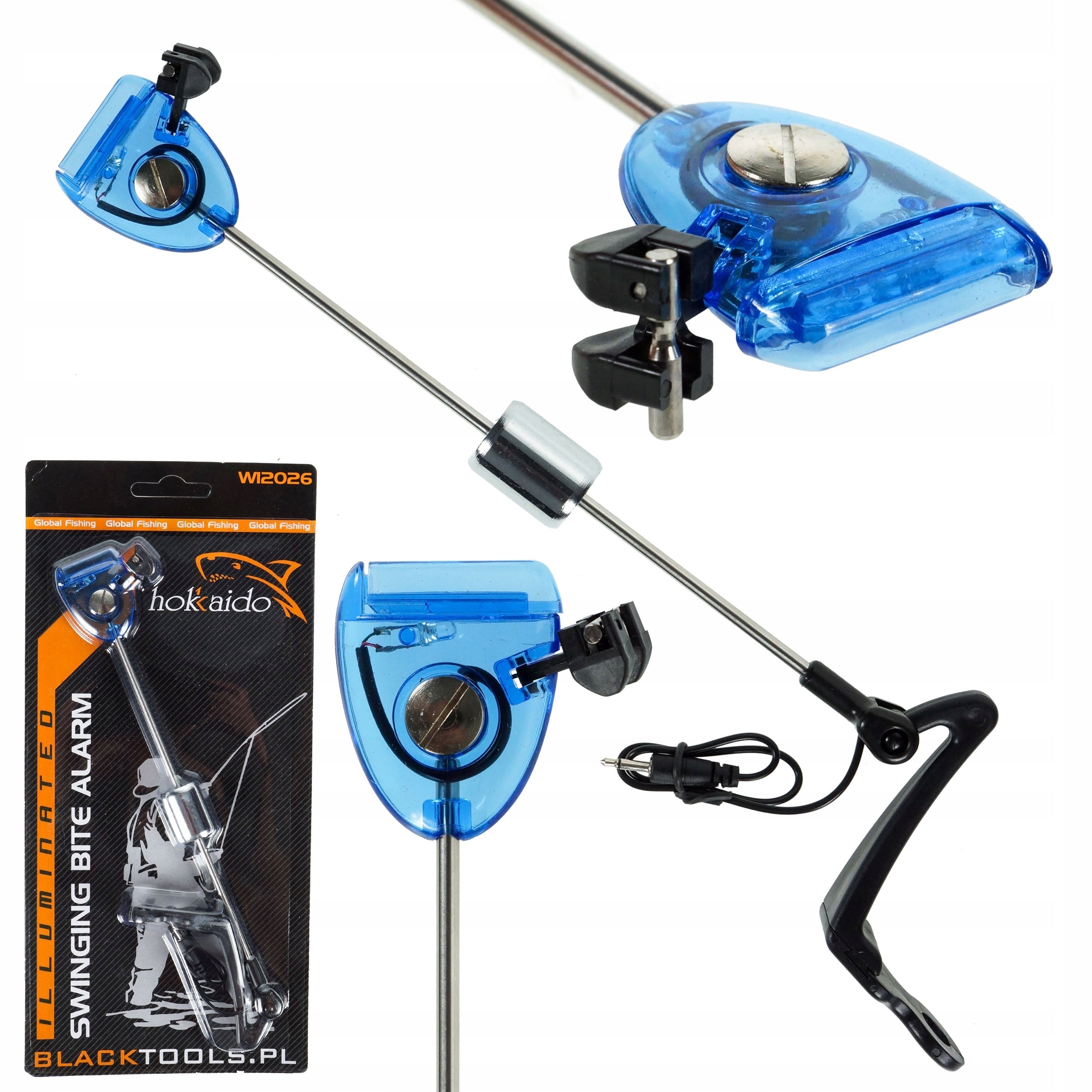 SWINGER BITE ALARM NIGHT ADJUSTABLE LOAD LED JACK 2,5 4 COLORS