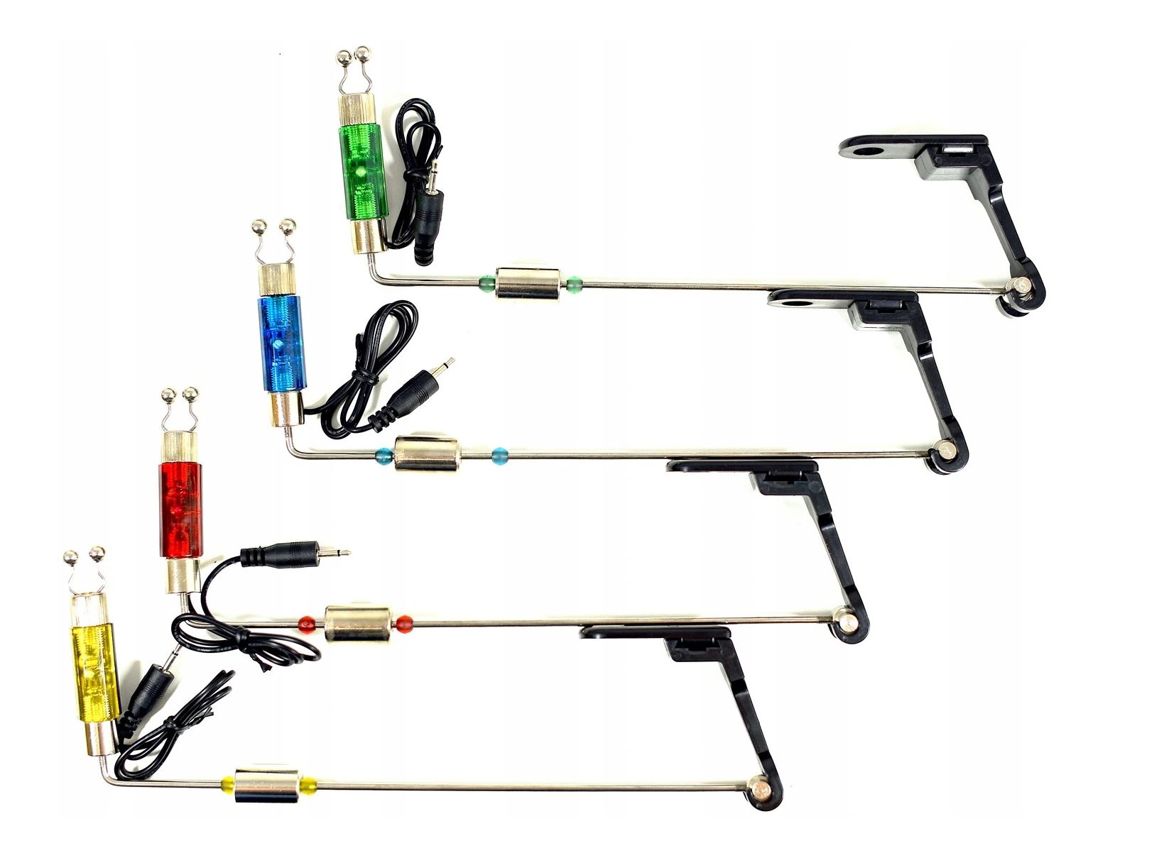 SWINGER SET 4X BITE ALARM STEEL NECO METAL Packaging status original