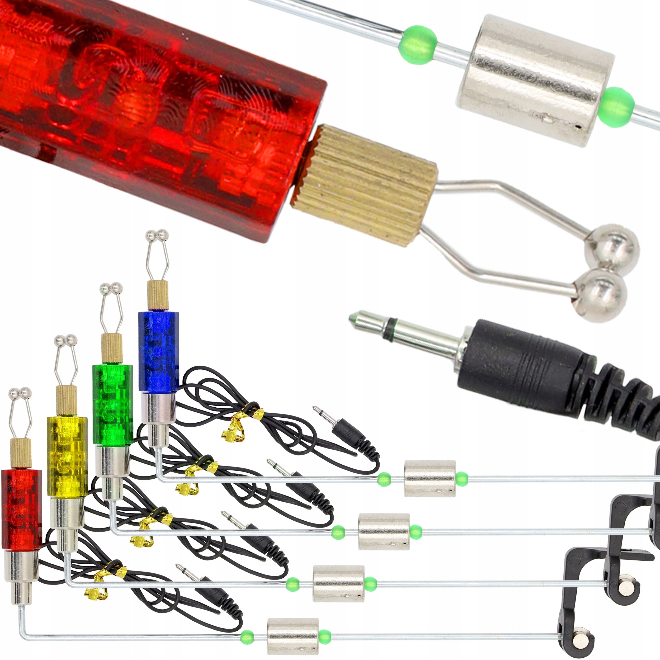 SWINGER SET 4X BITE ALARM STEEL NECO METAL