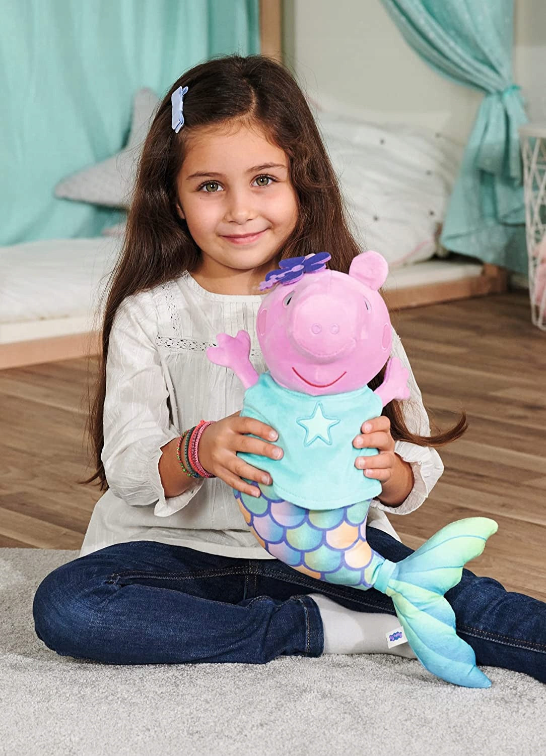 Minkštas žaislas Simba Pig Peppa Syrena, 30 cm