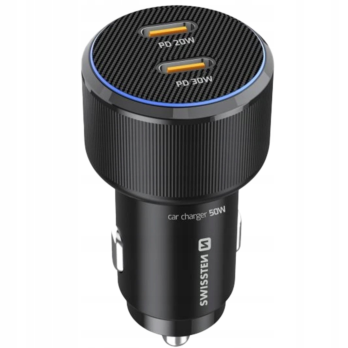 SWISSTEN CAR CHARGER 2x USB-C PD 50 W + USB-C cable 1m Manufacturer SWISSTEN