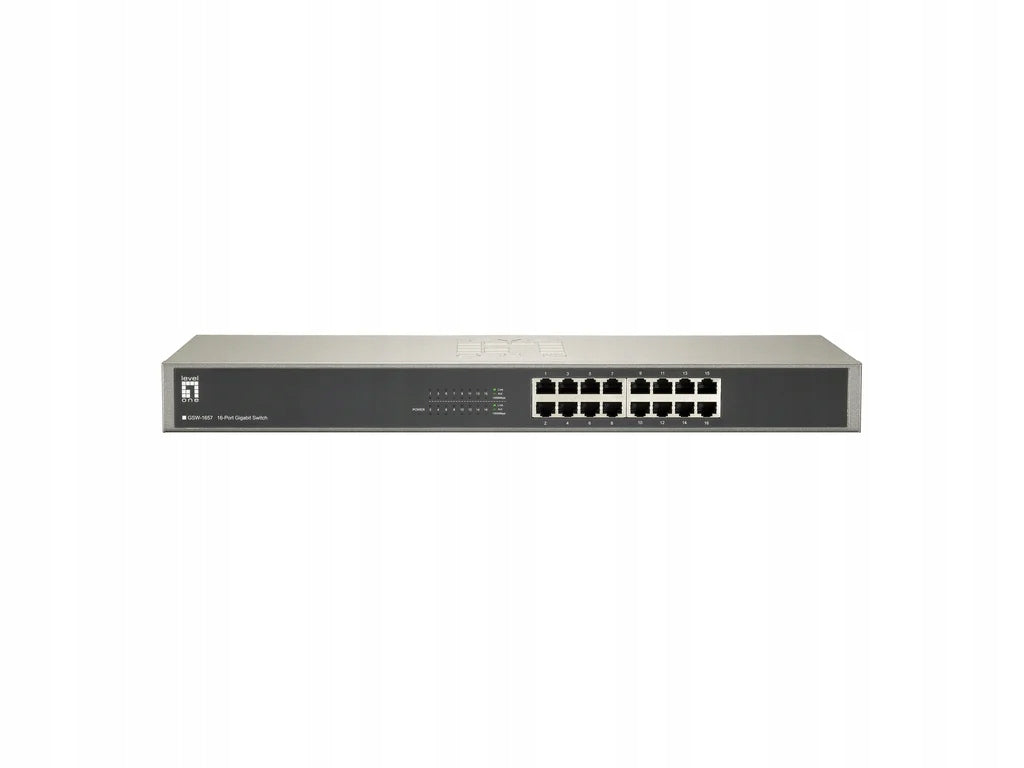 SWITCH 16-PORT 10/100/1000 LEVELONE (GSW-1657) Manufacturer code GSW-1657