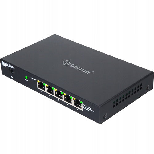 SWITCH 2.5 GIGABIT SILENT DESK FANLESS 5 PORTS 2500 Mbps Packaging status original