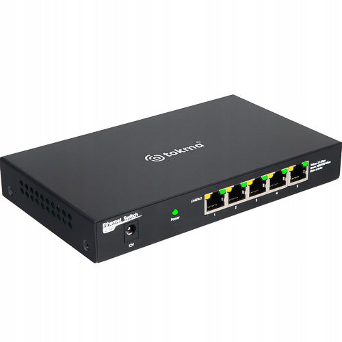 SWITCH 2.5 GIGABIT SILENT DESK FANLESS 5 PORTS 2500 Mbps
