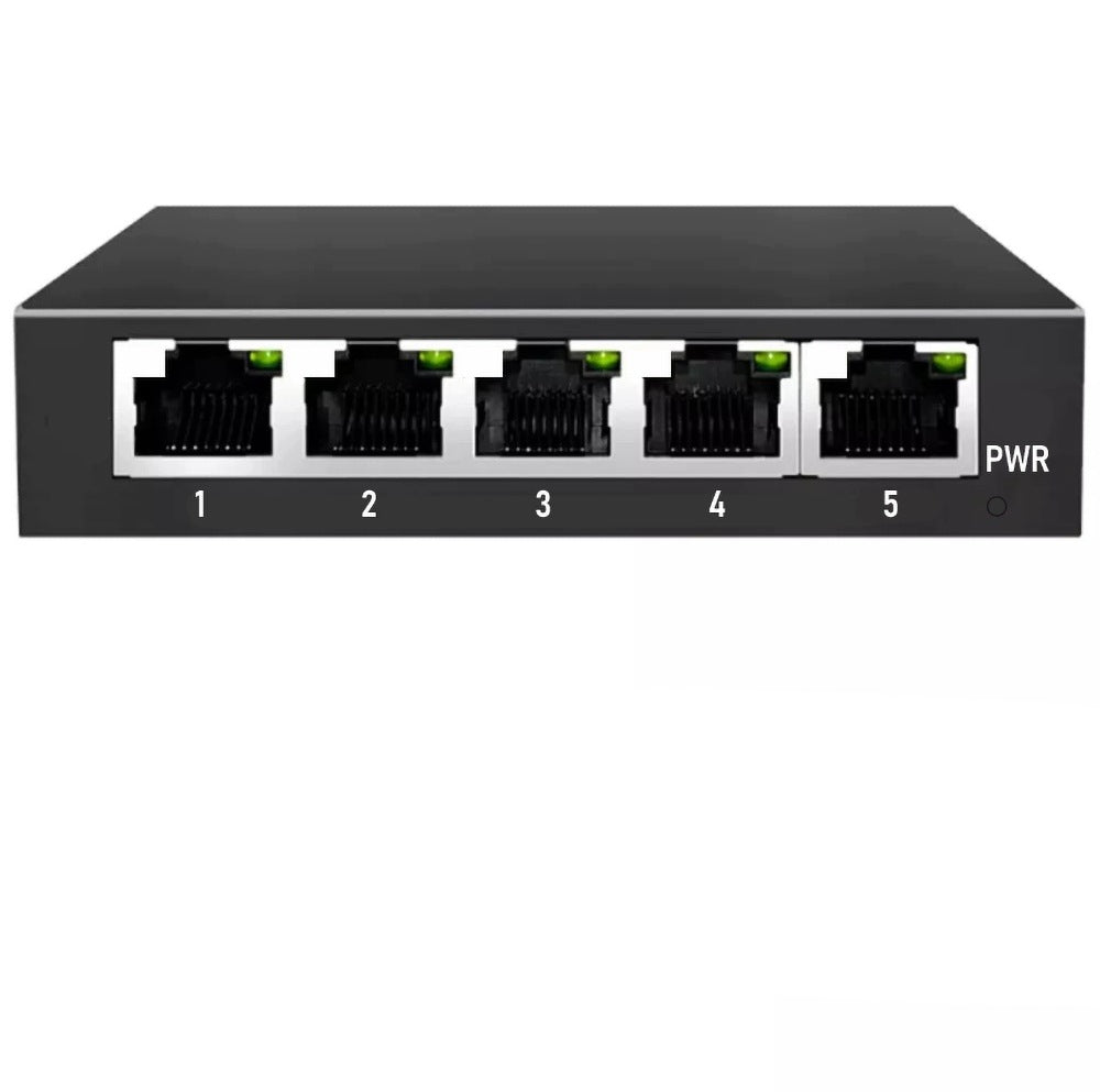 SWITCH 5-PORT LAN RJ45 GIGABIT SPLITTER SWITCH