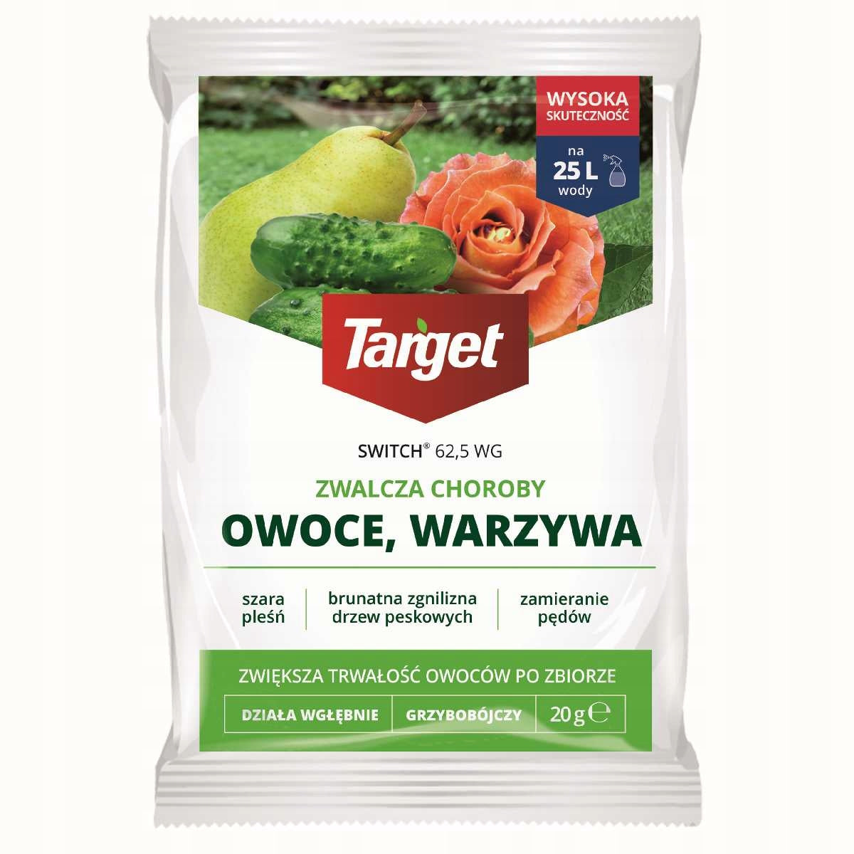 SWITCH 62,5 ACCORDING TO FIGHTS FUNGAL DISEASES GRAY MOLD ROT 20G TARGET Packaging status original