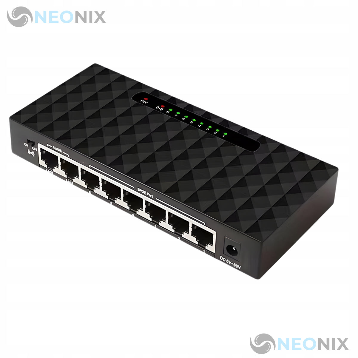 SWITCH 8-PORT LAN RJ45 SPLITTER ETHERNET SWITCH GIGABIT 1000MB/s