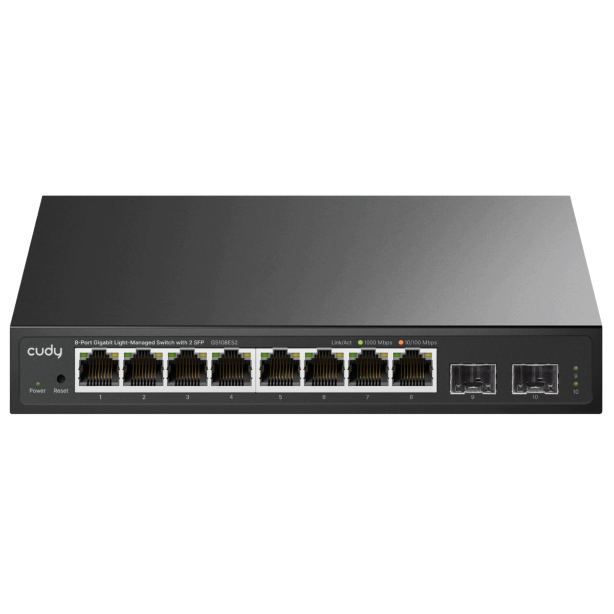 SWITCH GS108ES2 8-PORT + 2X SFP CUDY