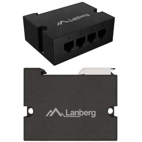 SWITCH LANBERG DIN-FE4-AT-30W 1-IN 3-OUT 100MB POE EXTENDER FAST ETHERNET