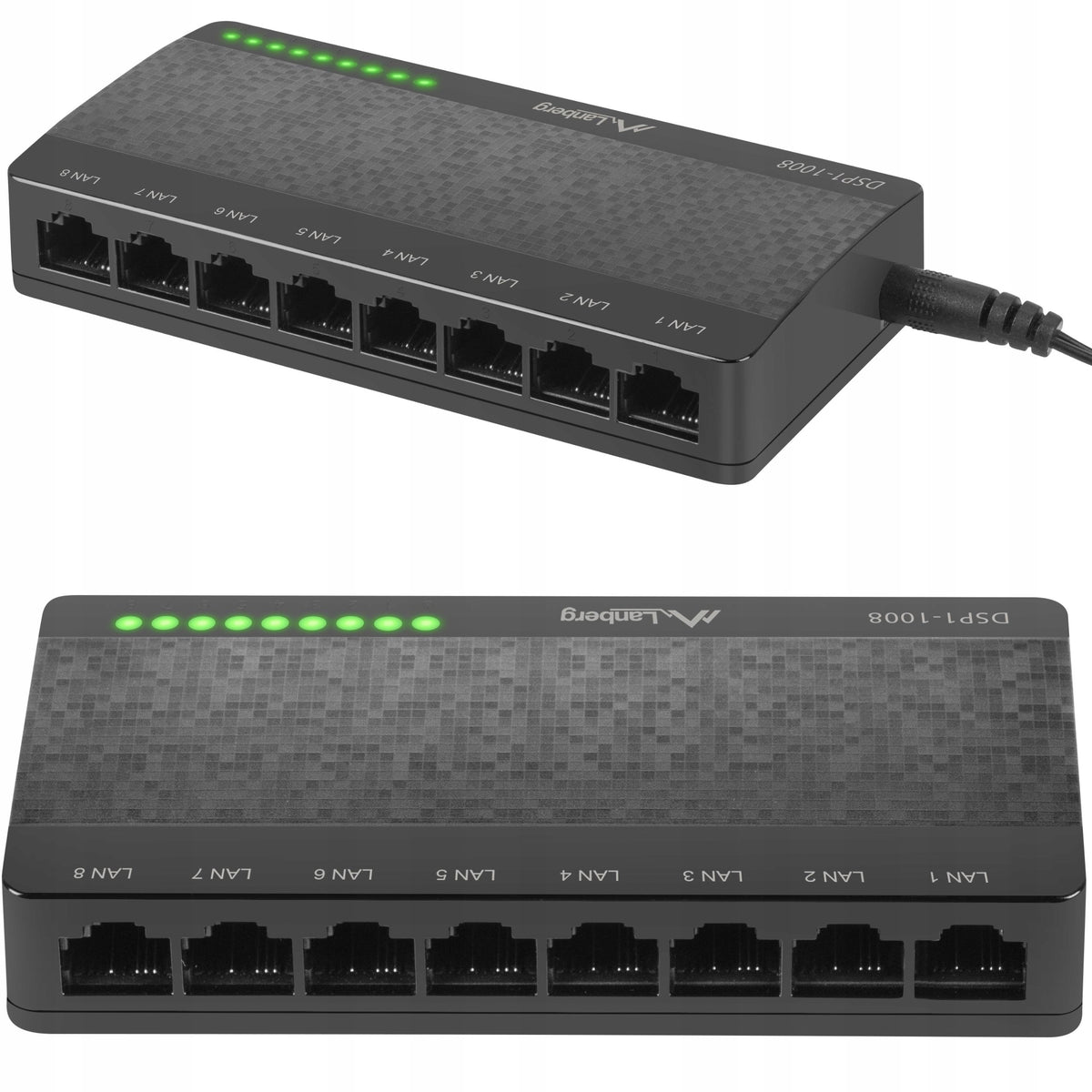 SWITCH LANBERG SWITCH 8-PORT 8X 1GB/S UNMANAGED GIGABIT ETHERNET