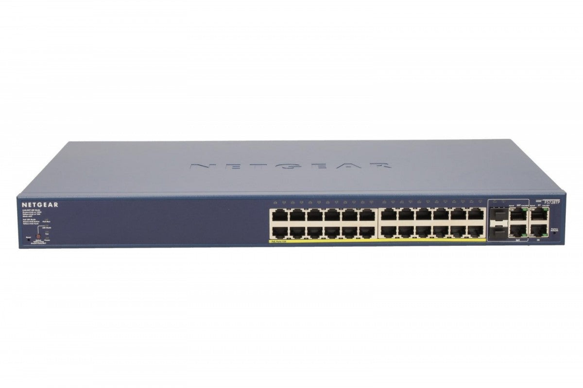 SWITCH NETGEAR FS728TP PoE FE 24x10/100 POE Manufacturer code FS728TP-100EUS