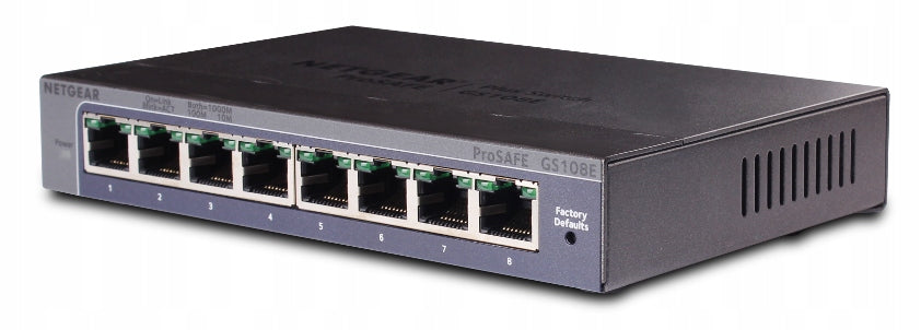 SWITCH NETGEAR GS108E-300PES Manufacturer Netgear