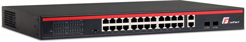 GetFort 24 x POE + 2GE U 