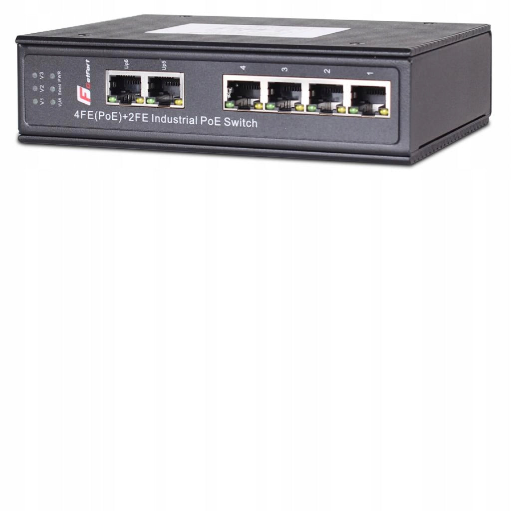 SWITCH POE GETFORT INDUSTRIAL 4FE X POE + 2FE UPL Manufacturer getfort