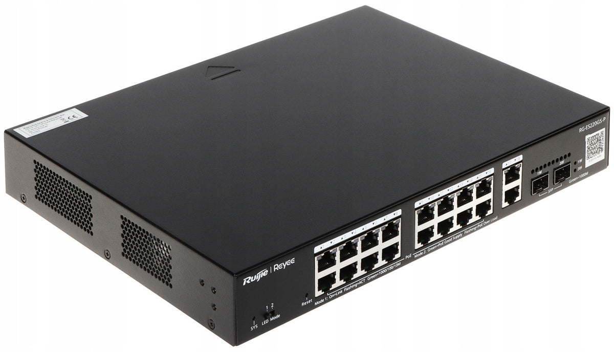 SWITCH POE RG-ES220GS-P 18-PORT SFP REYEE
