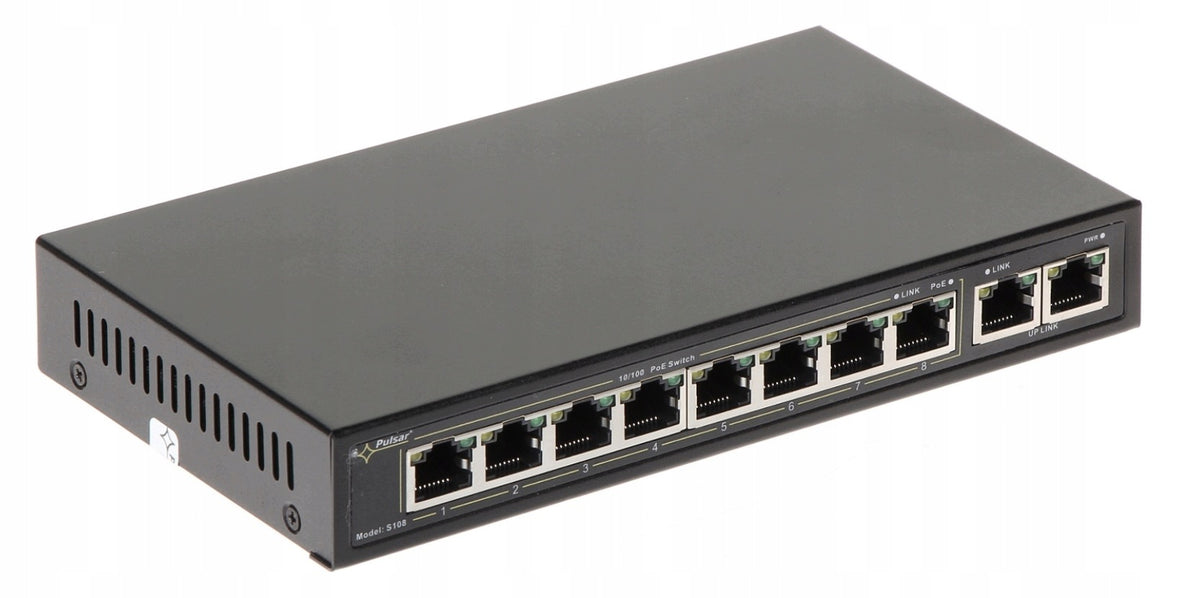SWITCH POE S-108 8-PORT PULSAR