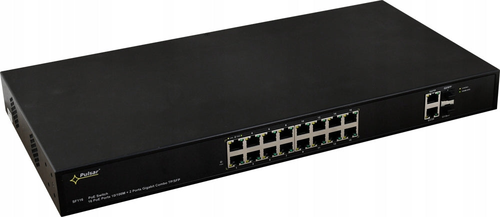 SWITCH POE SF-116 16-PORT SFP PULSAR Manufacturer Pulsar