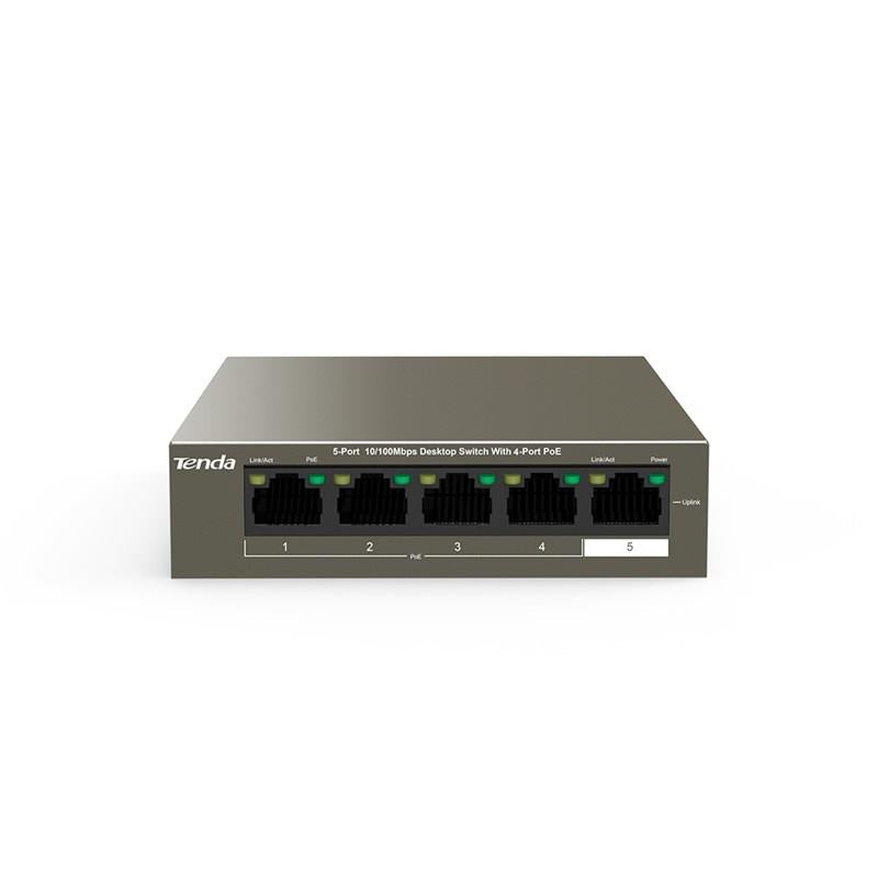 SWITCH POE TENDA TEF1105P-4-63W