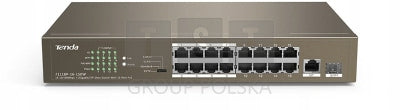 SWITCH POE TENDA TEF1118P-16-150W