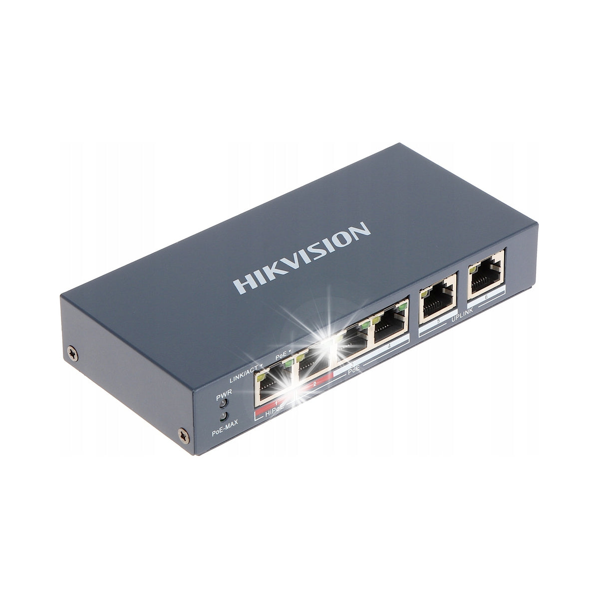 SWITCH PoE DS-3E0106HP-E 6-PORT Hikvision