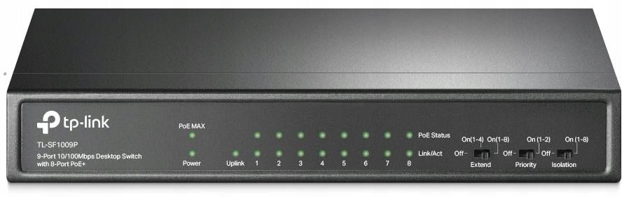 SWITCH TP-LINK TL-SF1009P UNMANAGED