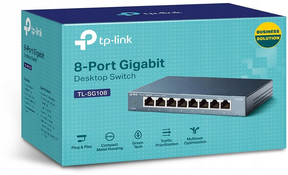 SWITCH TP-LINK TL-SG108 Manufacturer TP-Link