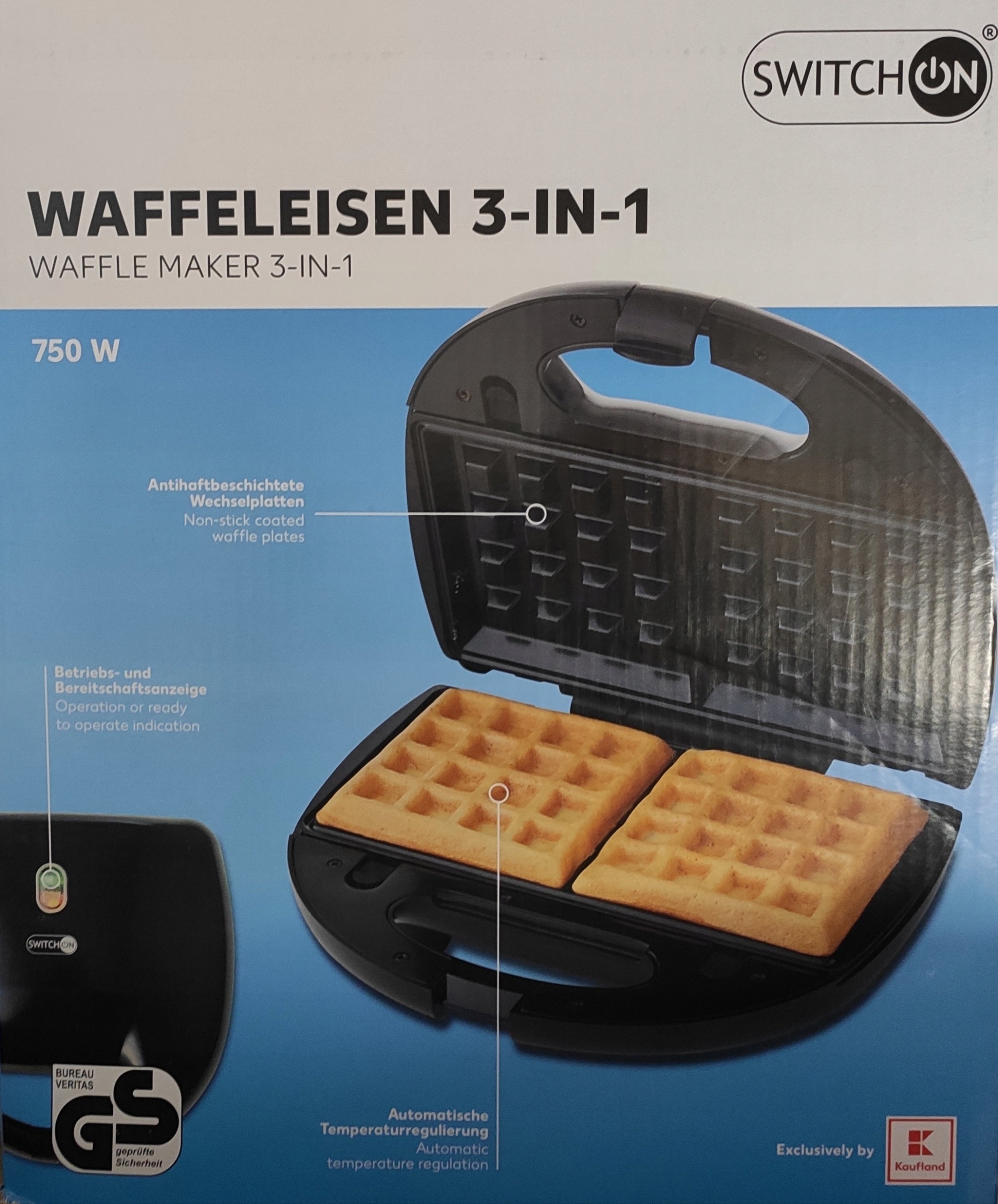 SWITCHON WM-C0201 3IN1 WAFFLE IRON