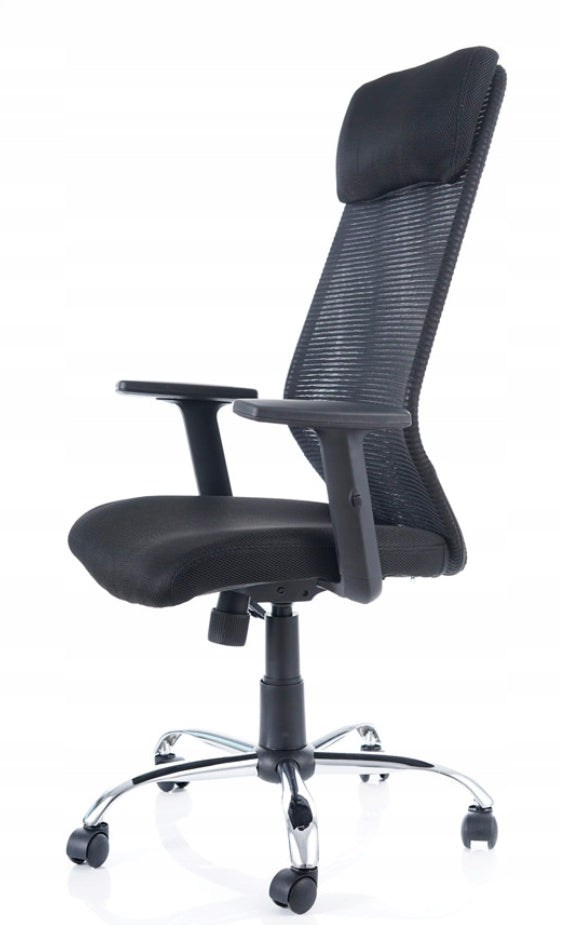 SWIVEL ARMCHAIR with high backrest Q-211 Q211 BLACK SIGNAL Manufacturer code q211
