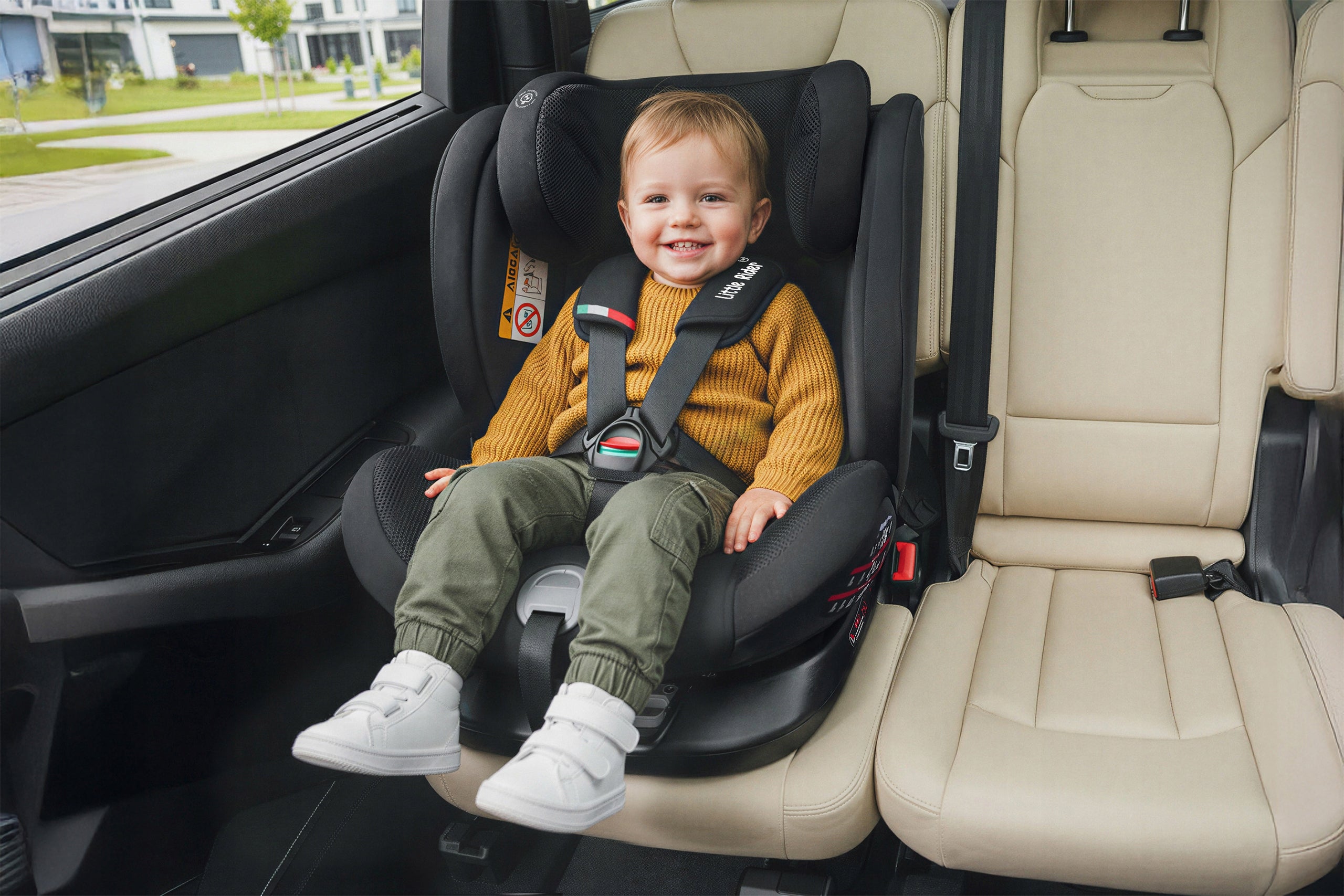 SWIVEL CAR SEAT 360° i-Size 40-150 CM R129 ISOFIX ORGANIZER Weight category not specified