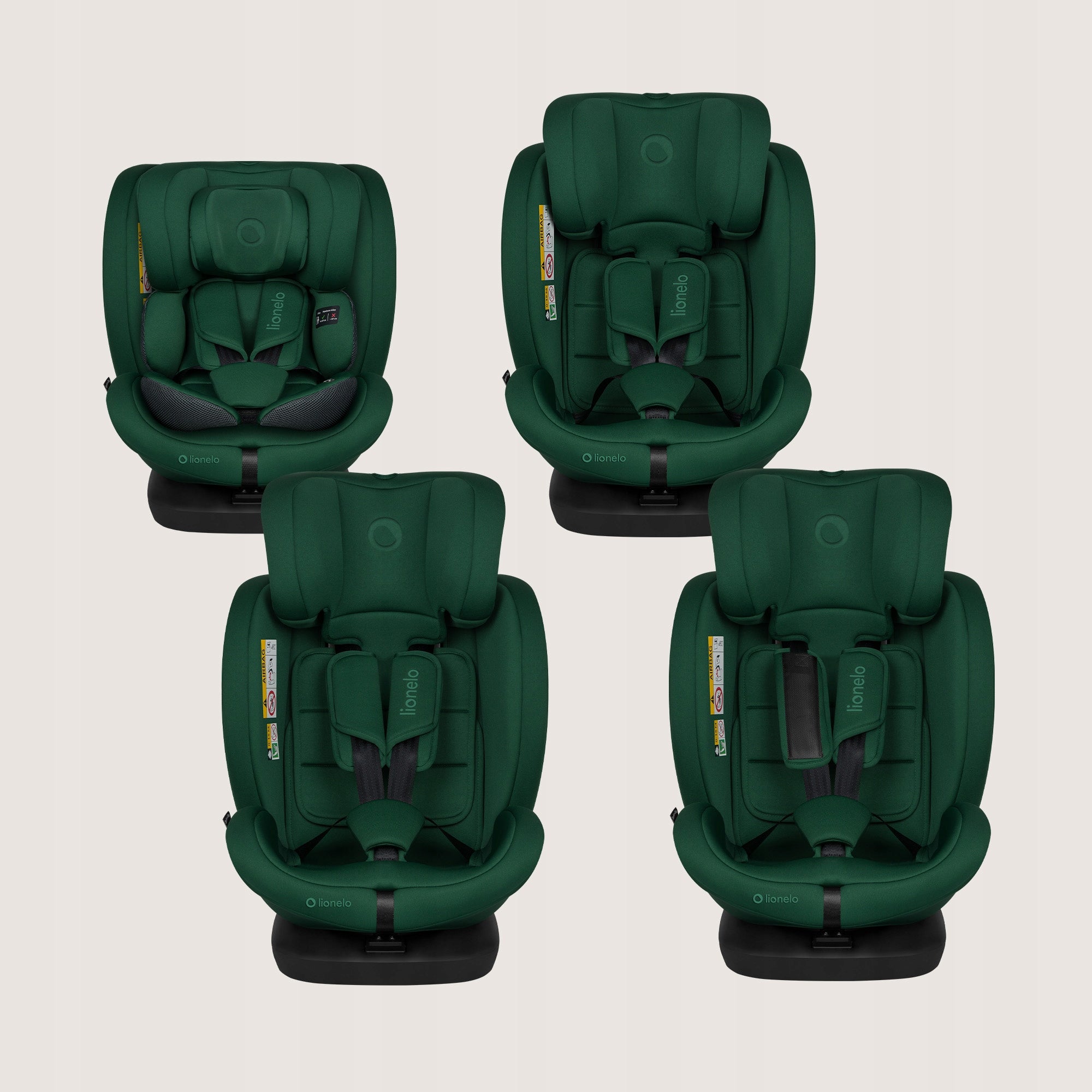 SWIVEL CAR SEAT isofix40-150cm tall Lionelo BASTIAAN I-SIZE Manufacturer code LO-BASTIAAN I-SIZE GREEN FOREST