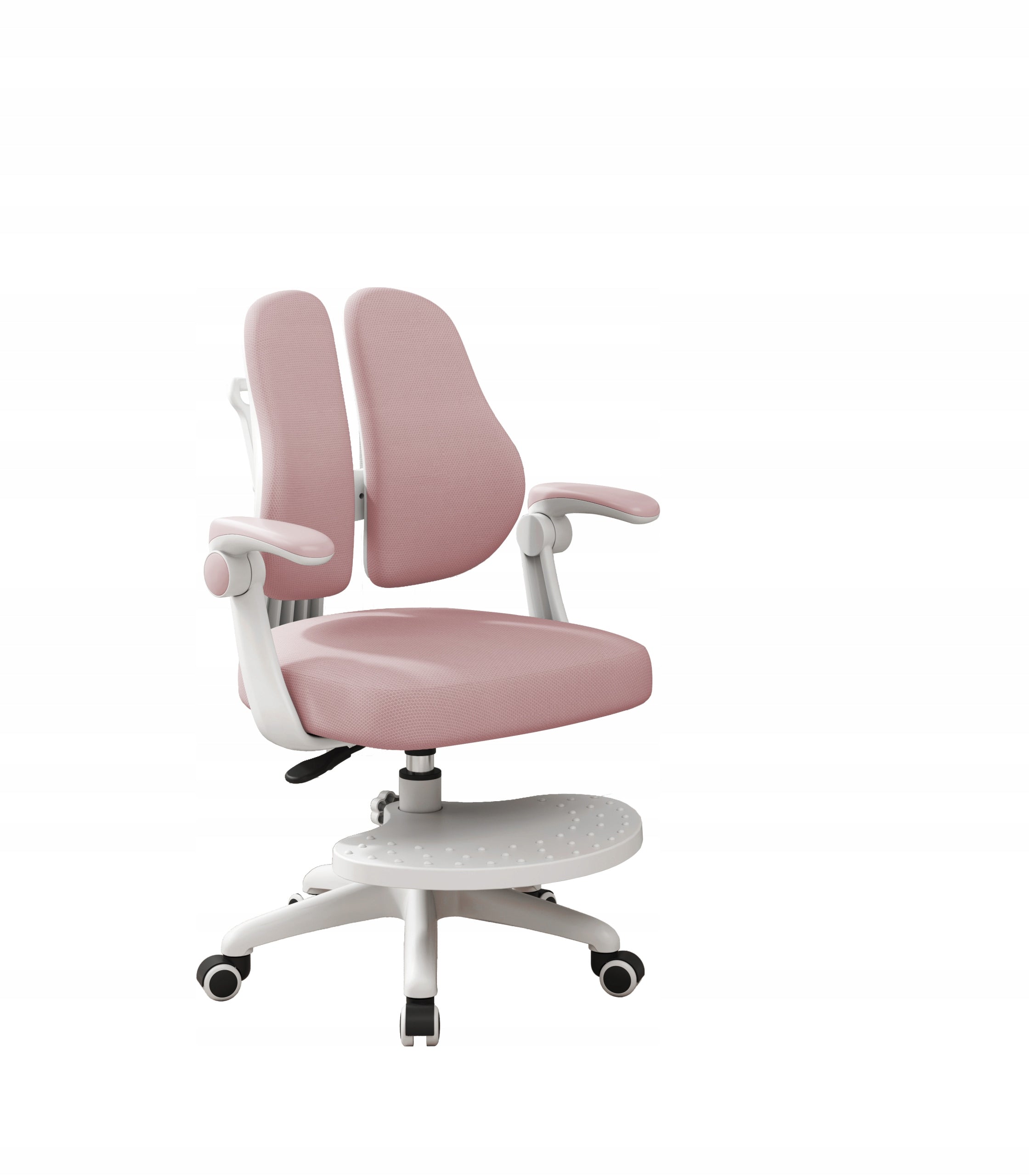SWIVEL CHAIR CHILDREN'S STUDY DESK CHAIR WITH FOOTREST PINK Manufacturer code FOTEL OBROTOWY KRZESŁO DO BIURKA DLA DZIECKA