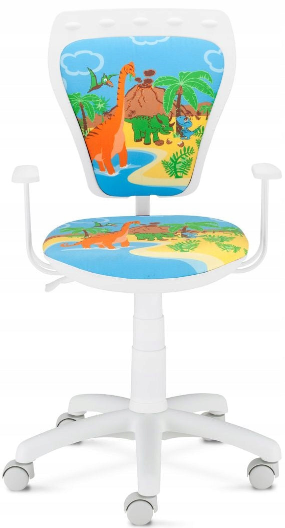 SWIVEL CHAIR FOR DESK MINISTYLE DINO WHITE NS